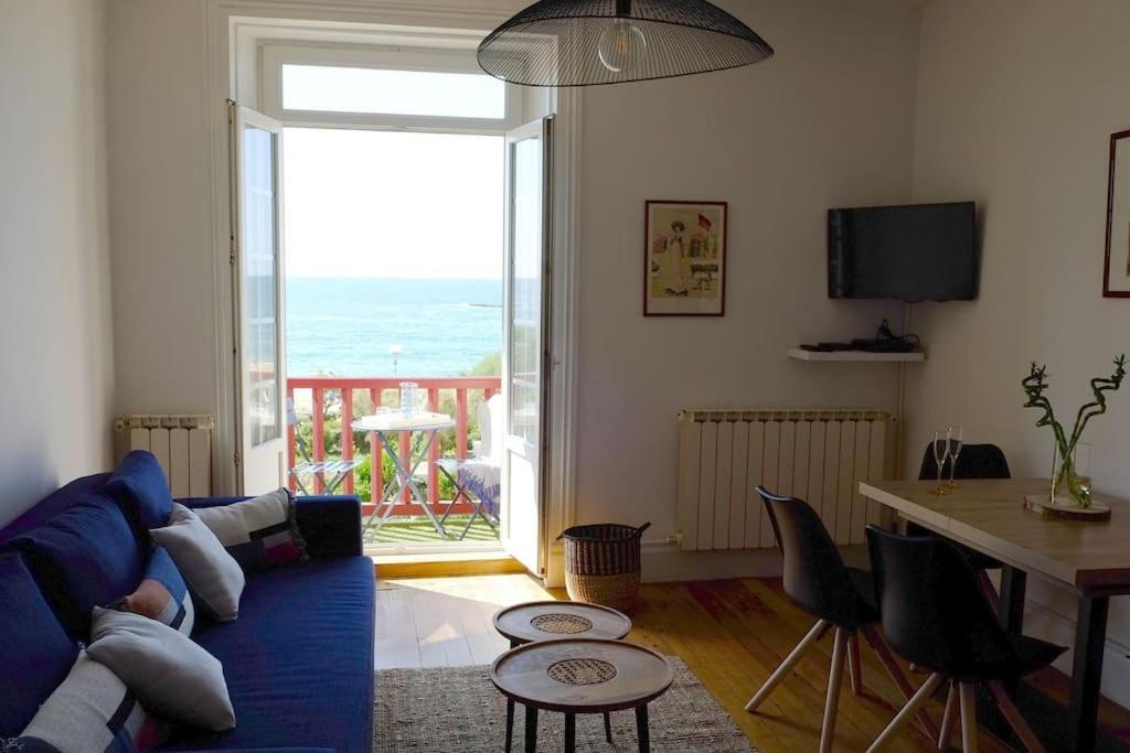 Appartement Le Sahel - Vue Imprenable Sur L'Ocean Biarritz Esterno foto