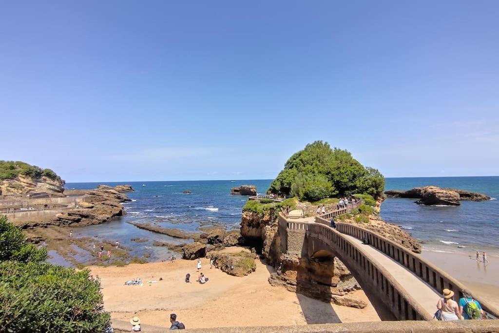 Appartement Le Sahel - Vue Imprenable Sur L'Ocean Biarritz Esterno foto