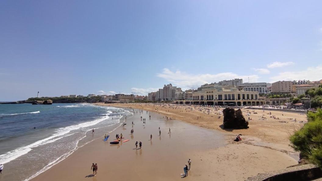 Appartement Le Sahel - Vue Imprenable Sur L'Ocean Biarritz Esterno foto